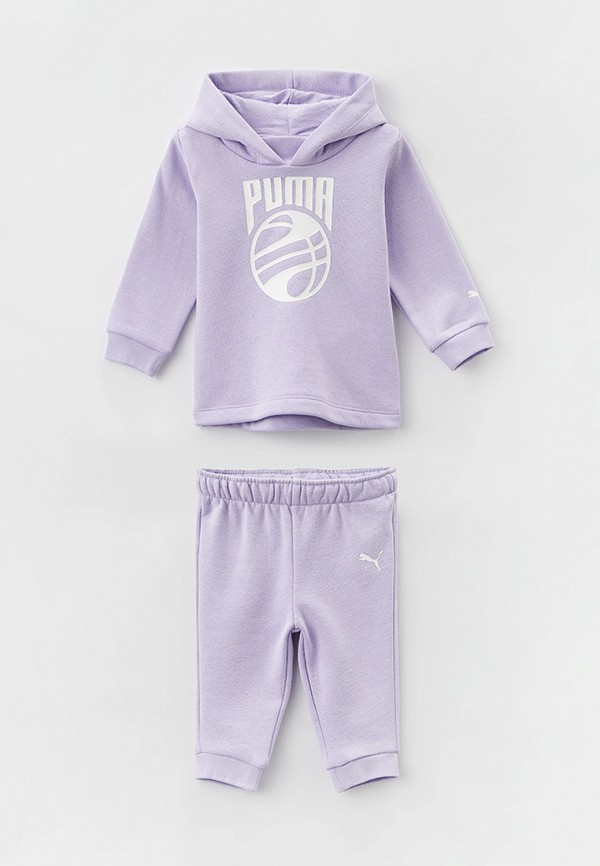 Костюм спортивный PUMA MINICATS HOOPS Set Vivid Violet