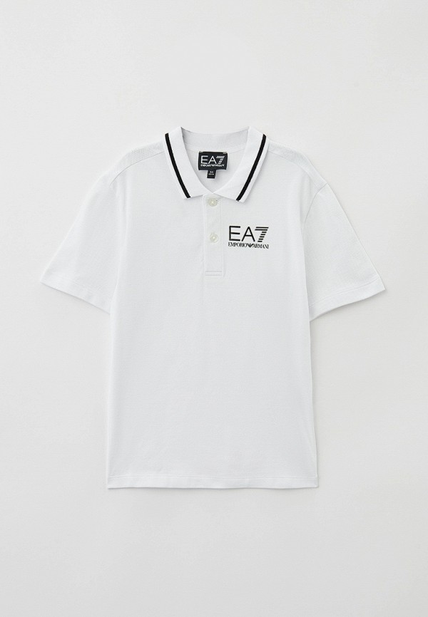 

Поло EA7, Белый