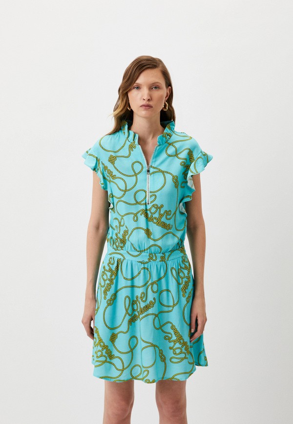 

Платье Love Moschino, Бирюзовый