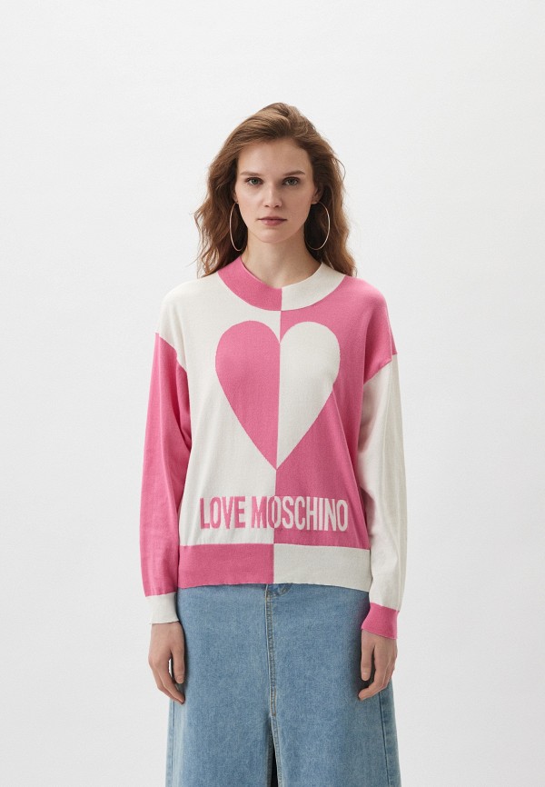 Джемпер Love Moschino разноцветного цвета