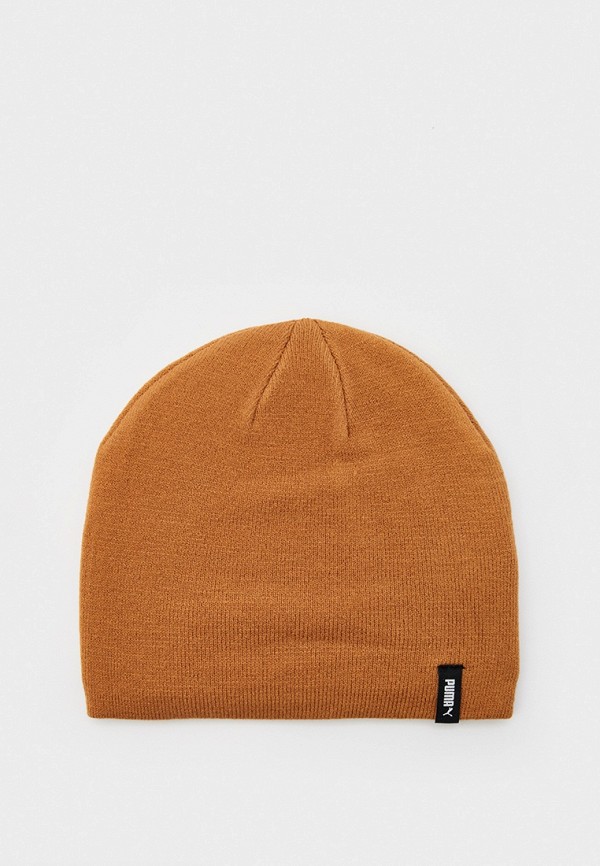 

Шапка PUMA, Коричневый, Ess Classic Cuffless Beanie Desert Tan-P