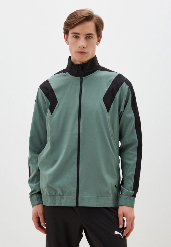 

Ветровка PUMA, Зеленый, Puma Fit Full Zip Woven Jacket Eucalyptu