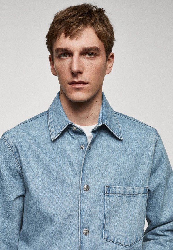 фото Рубашка джинсовая mango man