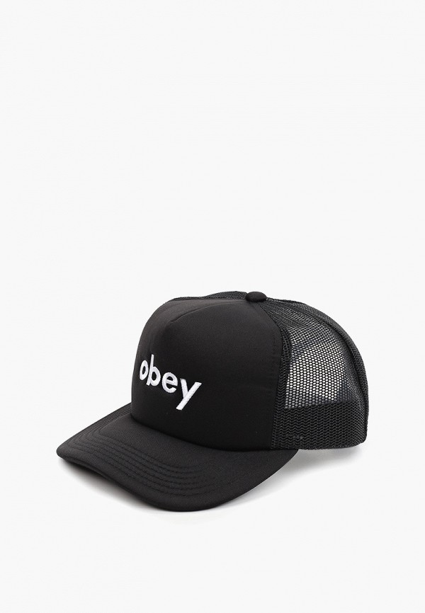 Бейсболка Obey черного цвета