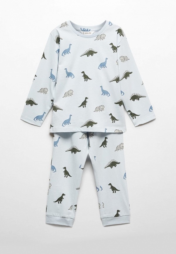 

Пижама Mango Kids, Голубой, AOPDINOS