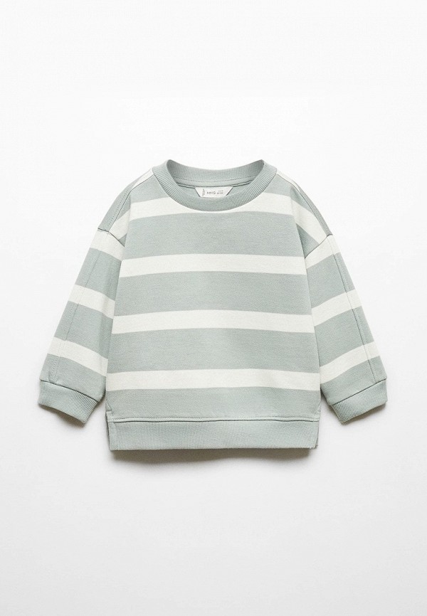 

Свитшот Mango Kids, Голубой, LINES