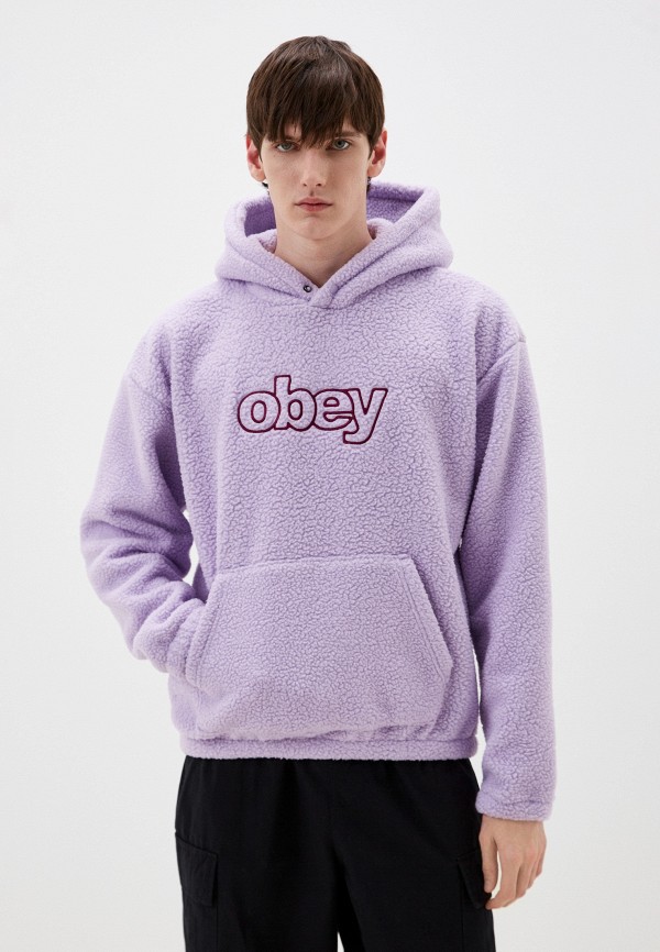 

Худи Obey, Фиолетовый, DAILY POLAR