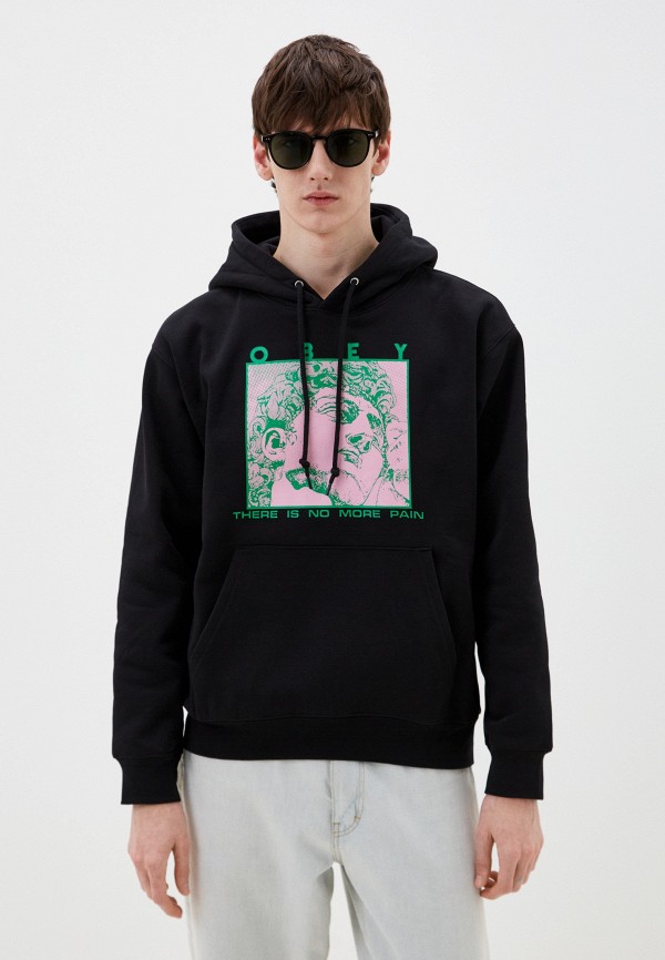 

Худи Obey, Черный, NO PAIN