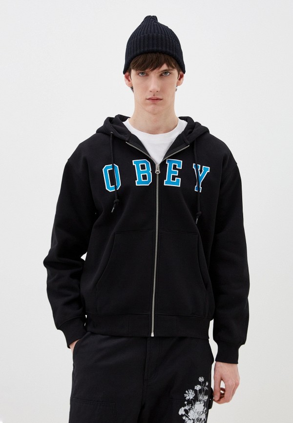

Толстовка Obey, Черный, BREAK BARRIERS