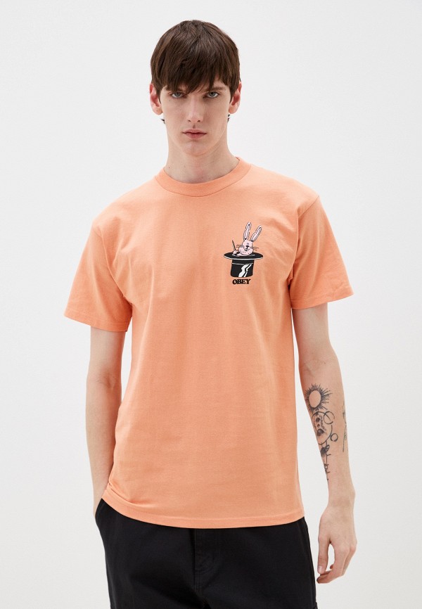 

Футболка Obey, Оранжевый, DISAPPEAR