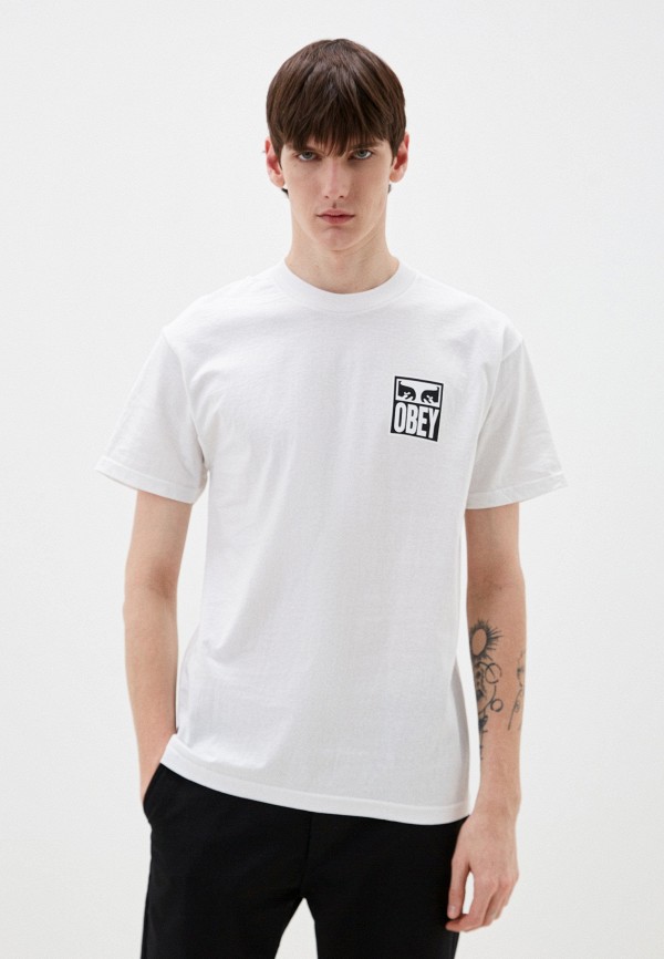 

Футболка Obey, Белый, EYES ICON 2
