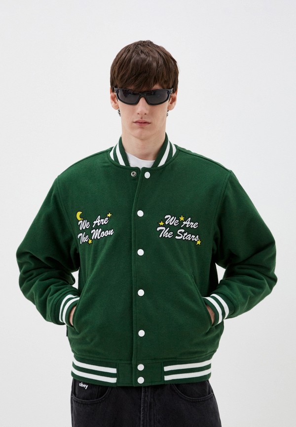 

Куртка утепленная Obey, Зеленый, WIZARD VARSITY
