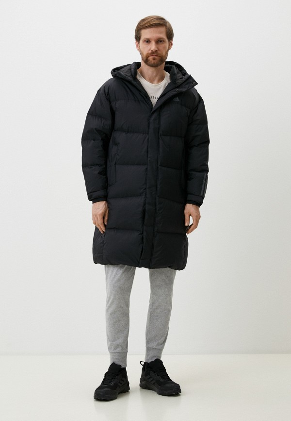 

Пуховик adidas, Черный, DY GOOSE LG JKT