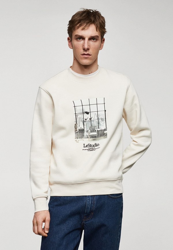 

Свитшот Mango Man, Бежевый, LOFTB