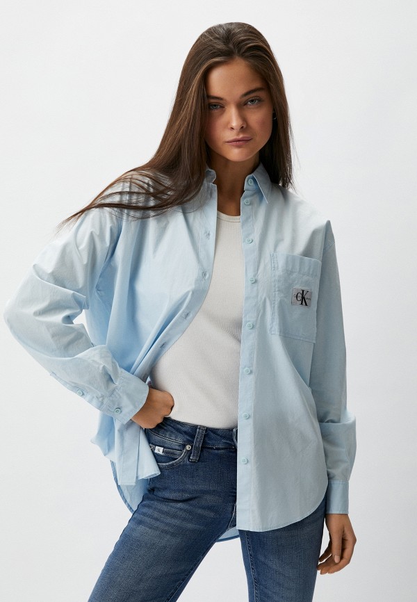

Рубашка Calvin Klein Jeans, Голубой