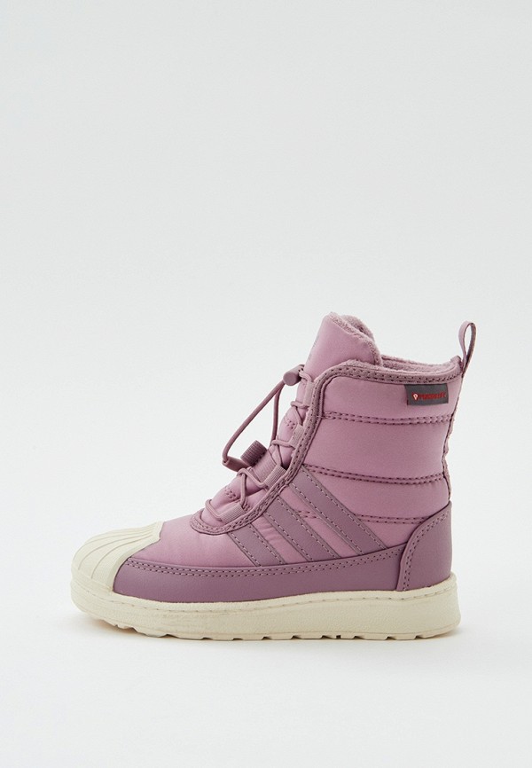 Ботинки adidas Originals фиолетового цвета