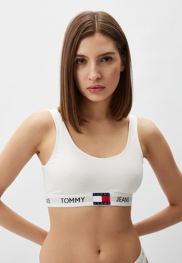 

Бюстгальтер Tommy Jeans, Белый, UNLINED BRALETTE