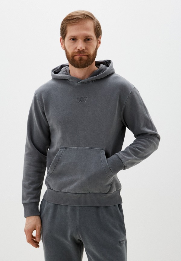 

Худи Reebok, Серый, RI WASHED OTH HOOD