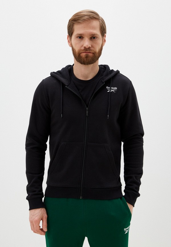 

Толстовка Reebok, Черный, REEBOK IDENTITY SL FLEECE FZ