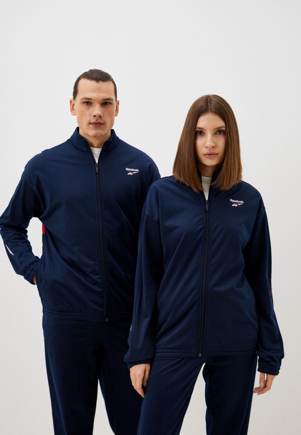 

Олимпийка Reebok, Синий, RI VECTOR KNIT TRACKTOP