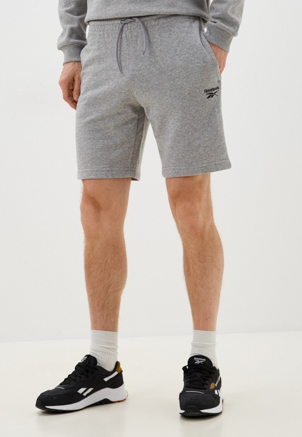 

Шорты спортивные Reebok, Серый, REEBOK IDENTITY SMALL LOGO FT SHORT