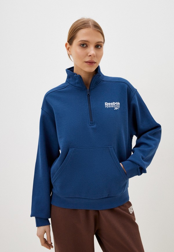 

Олимпийка Reebok, Синий, RIE 1/4 ZIP