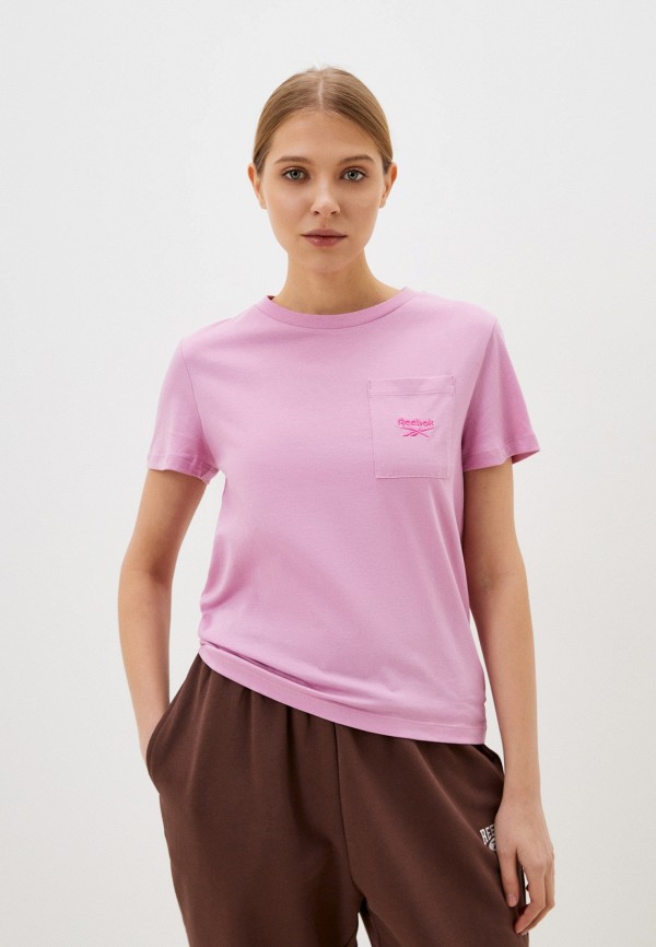 

Футболка Reebok, Розовый, REEBOK IDENTITY SMALL LOGO TEE