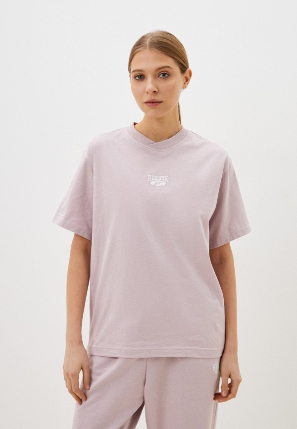 

Футболка Reebok, Розовый, CL AE ARCHIVE SM LOGO TEE