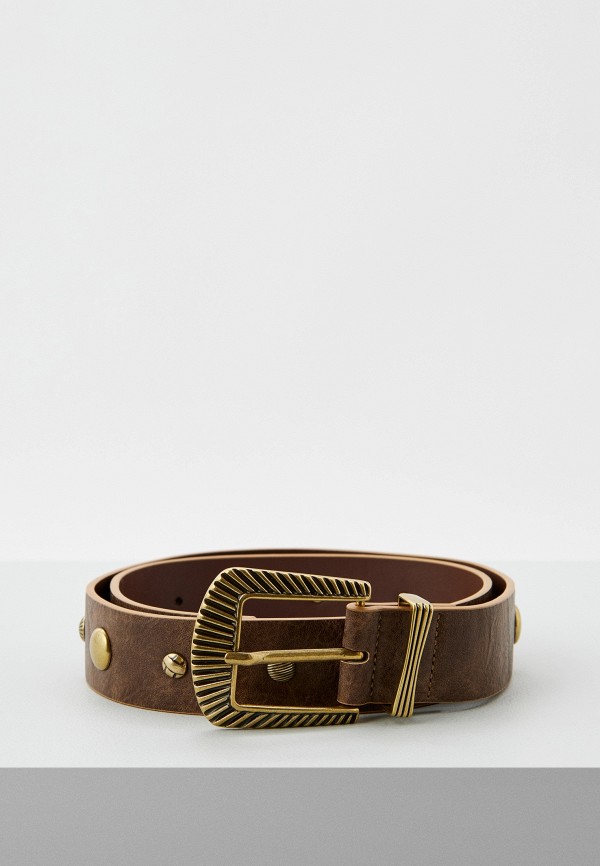 

Ремень Max&Co, Коричневый, STUDBELT