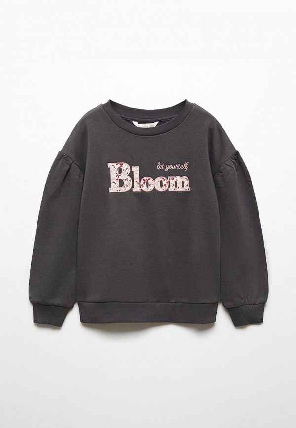 

Свитшот Mango Kids, Серый, BLOOM