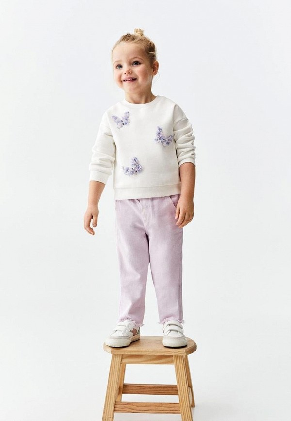 

Джеггинсы Mango Kids, Фиолетовый, PAPERBAG