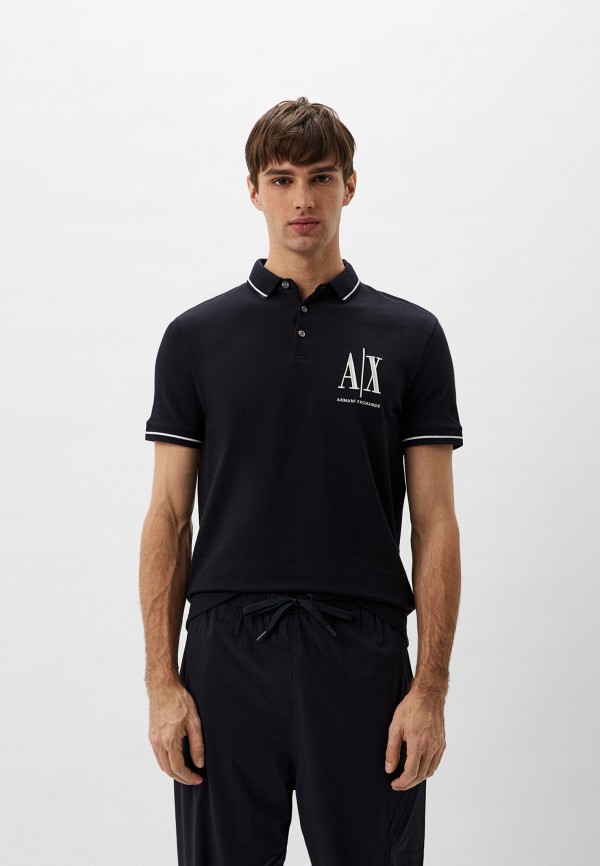 

Поло Armani Exchange, Синий