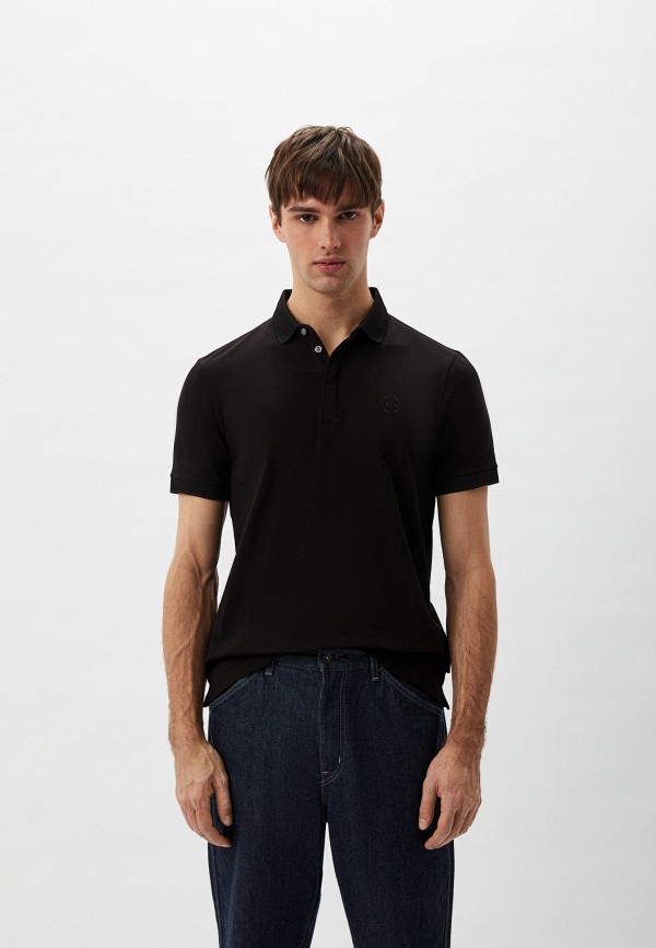 

Поло Armani Exchange, Черный