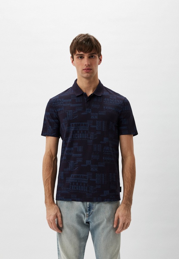 

Поло Armani Exchange, Синий