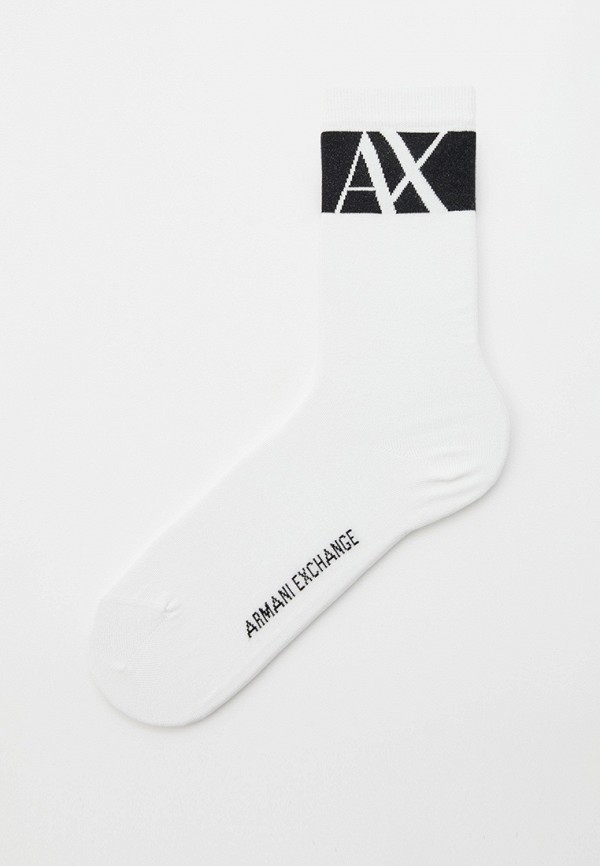 Носки Armani Exchange белого цвета