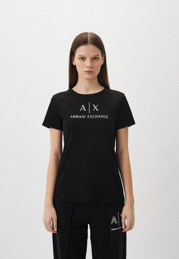 Футболка Armani Exchange черного цвета