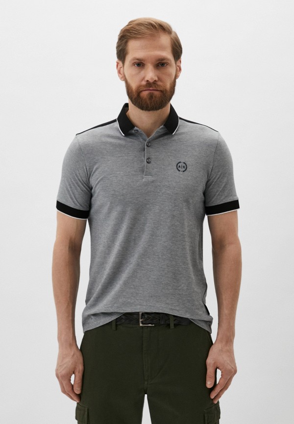 

Поло Armani Exchange, Серый