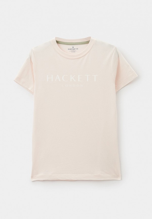 Футболка Hackett London розового цвета