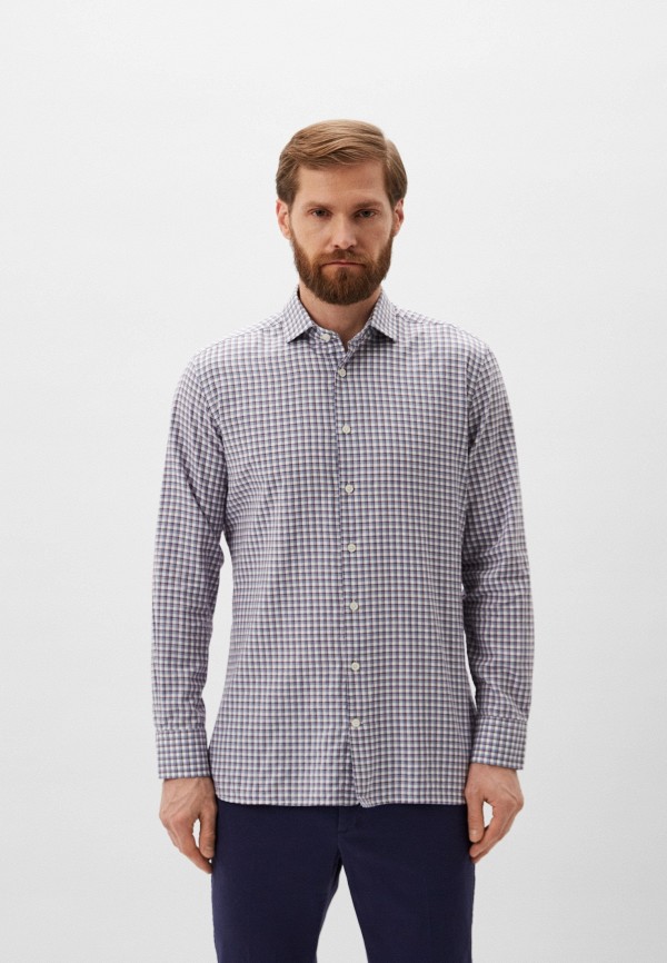 

Рубашка Hackett London, Разноцветный, COTTON TENCEL CHECK