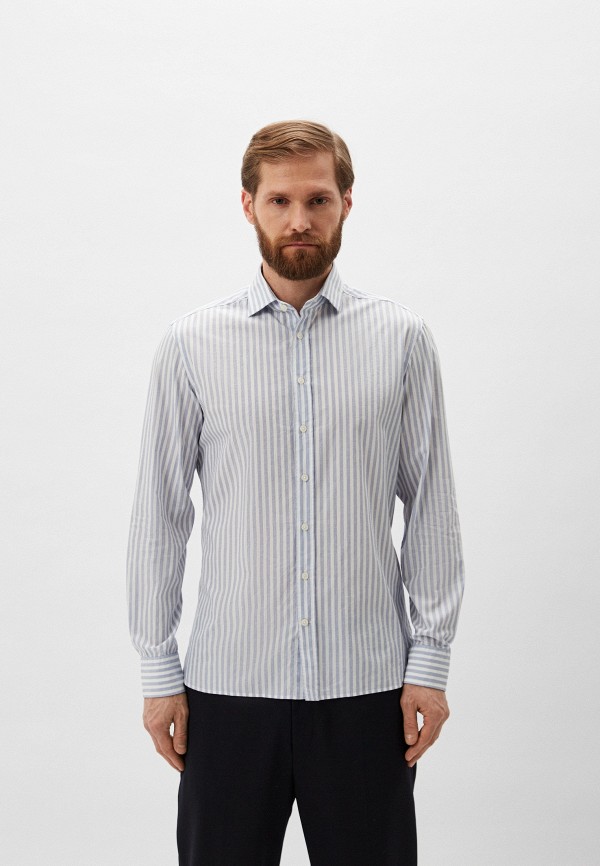 

Рубашка Hackett London, Голубой, MELANGE STRIPES
