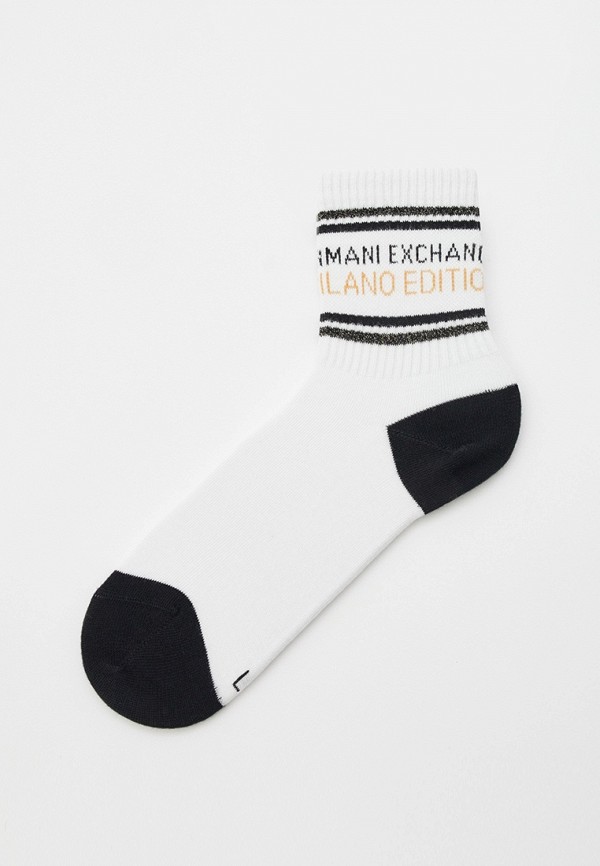 Носки Armani Exchange белого цвета