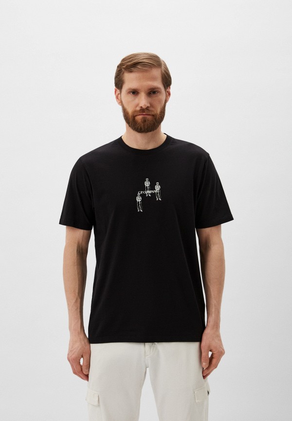 

Футболка C.P. Company, Черный, 30/1 Jersey Relaxed Graphic