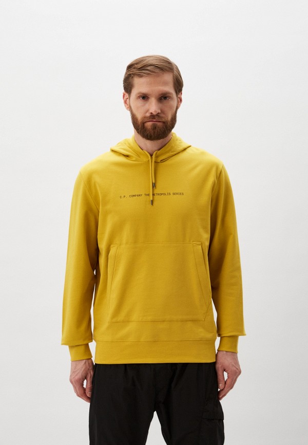 

Худи C.P. Company, Желтый, Metropolis Series Stretch Fleece Graphic