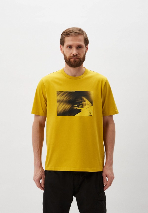 

Футболка C.P. Company, Желтый, Metropolis Series Mercerized Jersey