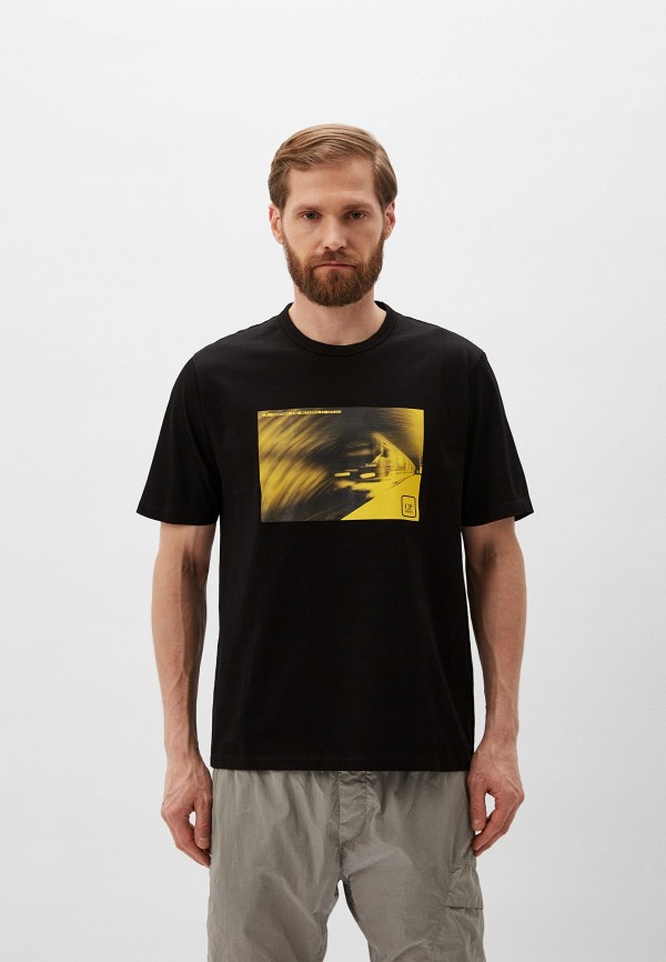 

Футболка C.P. Company, Черный, Metropolis Series Mercerized Jersey