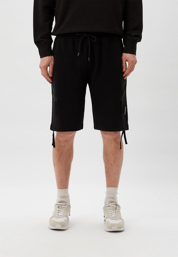 

Шорты спортивные C.P. Company, Черный, Diagonal Raised Fleece Zipped Pocket