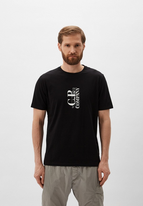 

Футболка C.P. Company, Черный, 30/1 Jersey British Sailor