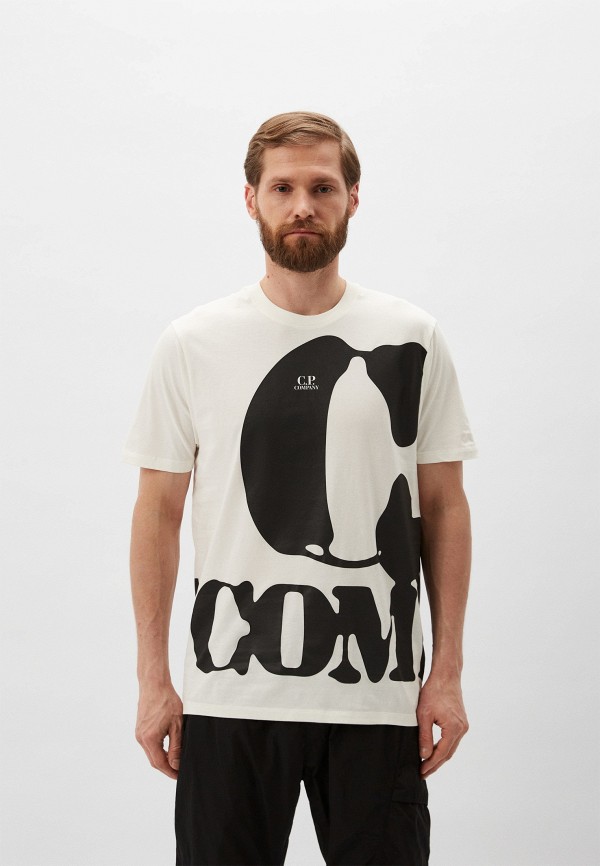 

Футболка C.P. Company, Белый, 30/1 Jersey Relaxed Logo