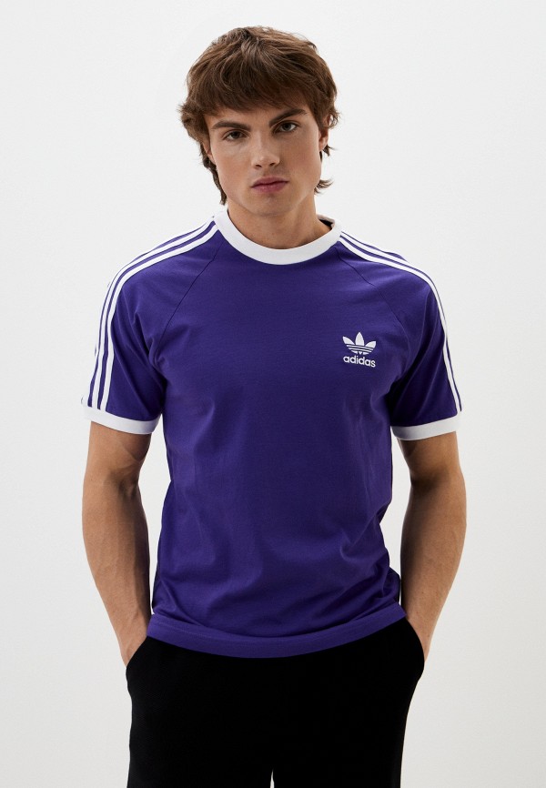 

Футболка adidas Originals, Фиолетовый, 3-STRIPES TEE