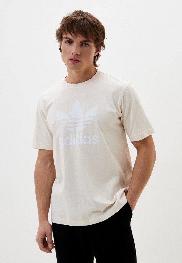 

Футболка adidas Originals, Бежевый, TREFOIL T-SHIRT
